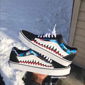 custom low top vans